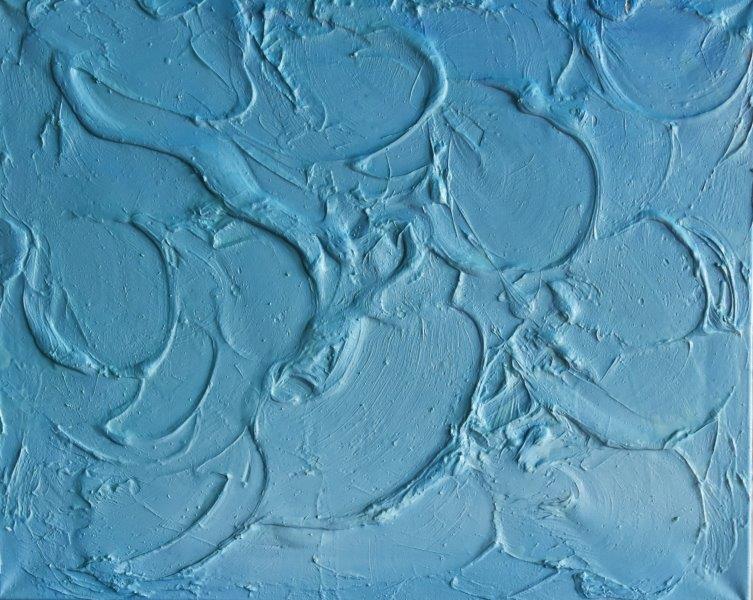 Rytm błękitnej wody (70 x 60)